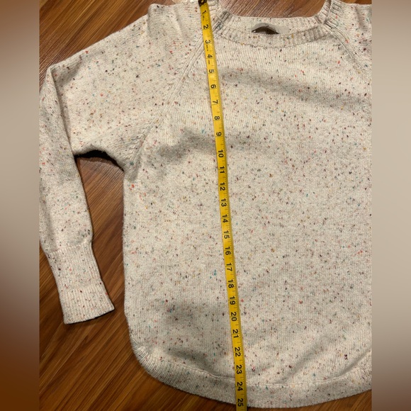 LOFT Flecked Popcorn Knit Oversized Sweater Women’s Size XS/S - Picture 8 of 9